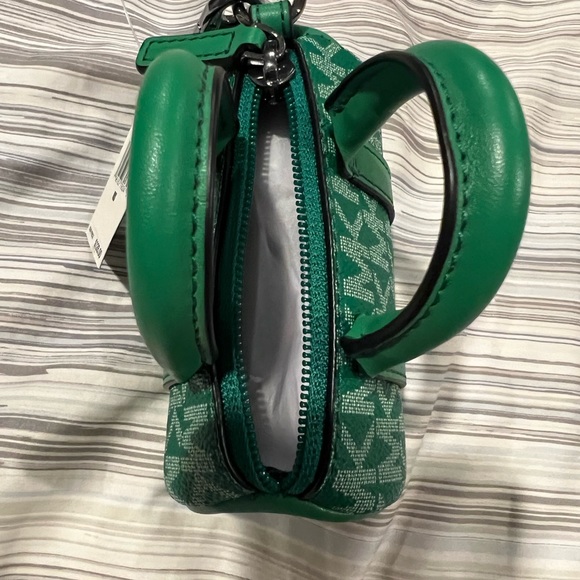 Michael Kors Micro Duffle Keychain Bag, NWT, Green - Picture 5 of 6